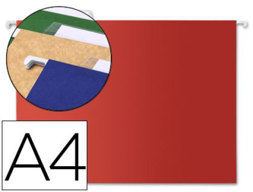 Capas de suspensao liderpapel din a4 kraft vermelho , Liderpapel , 42810 , 8423473830677